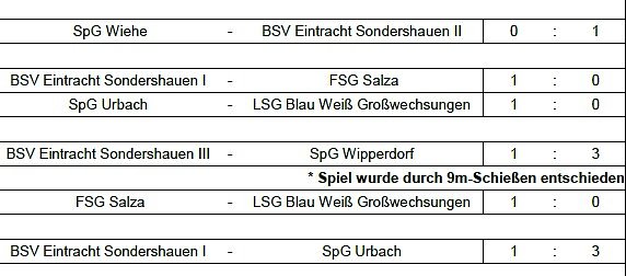 Bild: Endstand Kreismeisterschaft im Hallenfu&szlig;ball der Junioren (3)
