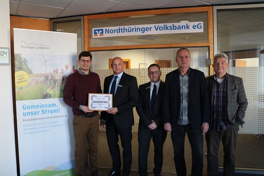 Bild: v.l.: Sebastian Kupfer, Peter Herbst, Maik Wei&szlig;kopf, Hans-J&uuml;rgen Wendt, Claus M&uuml;ller