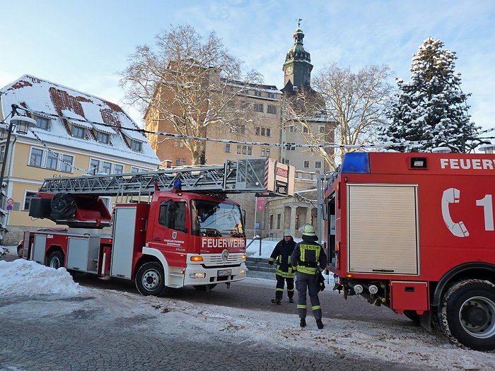 Bild: Brand in Carl-Schroeder-Stra&szlig;e Sondershausen