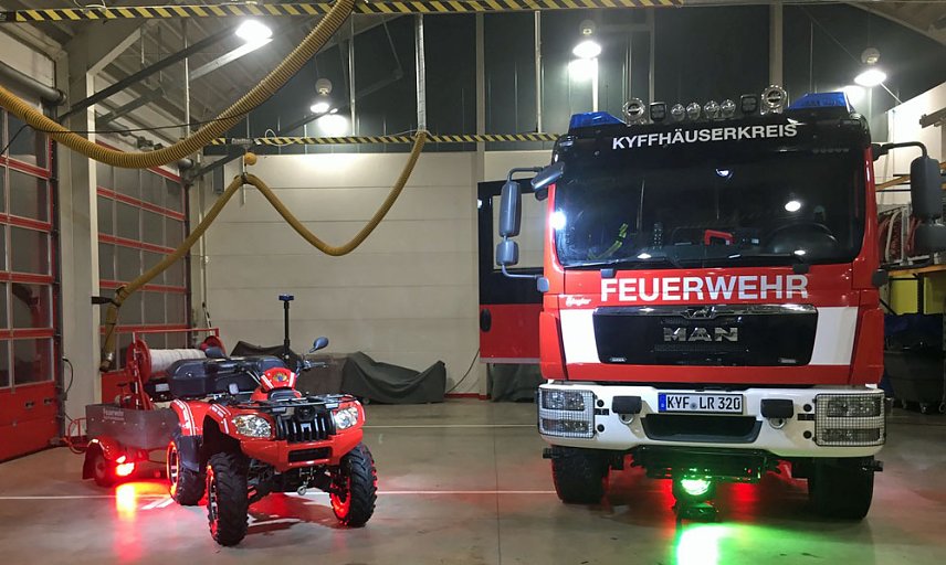 Bild: Neue Fahrzeuge f&uuml;r die St&uuml;tzpunktfeuerwehr Bad Frankenhausen