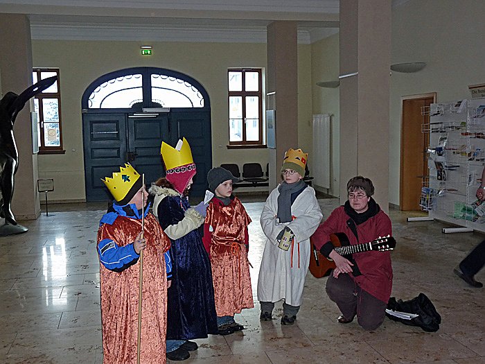 Bild: Sternsinger im Landratsamt