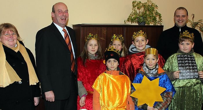 Bild: Sternsinger unterwegs