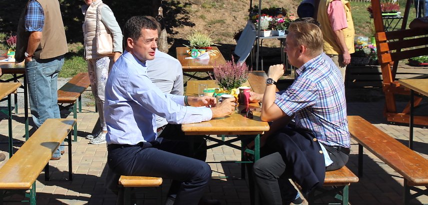 Bild: Mike Mohring im Wahlkampf