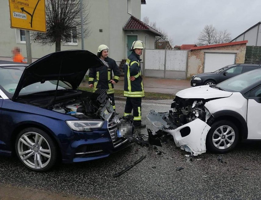 Bild: Unfall bei Ebeleben