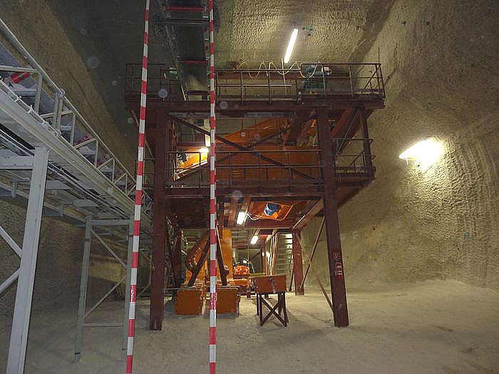 Bild: Steinsalzverarbeitung