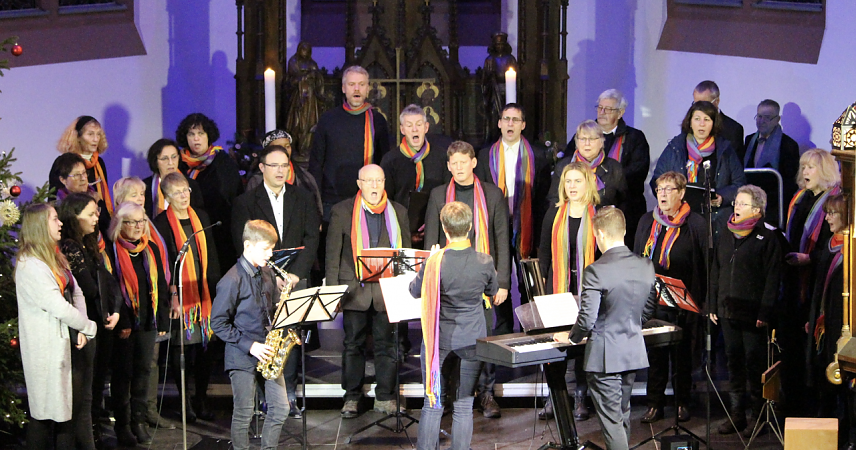 Bild: Ilfelderchor bei Auff&uuml;hrung