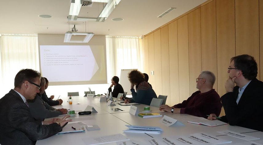 Bild: Heute fand das 10. Treffen des Arbeitskreises Verkehrsinfrastruktur unter Vorsitz der Stadt Nordhausen in der Stadtbibliothek Nordhausen statt
