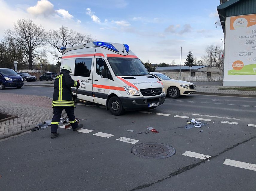 Bild: Unfall mit Personenschaden