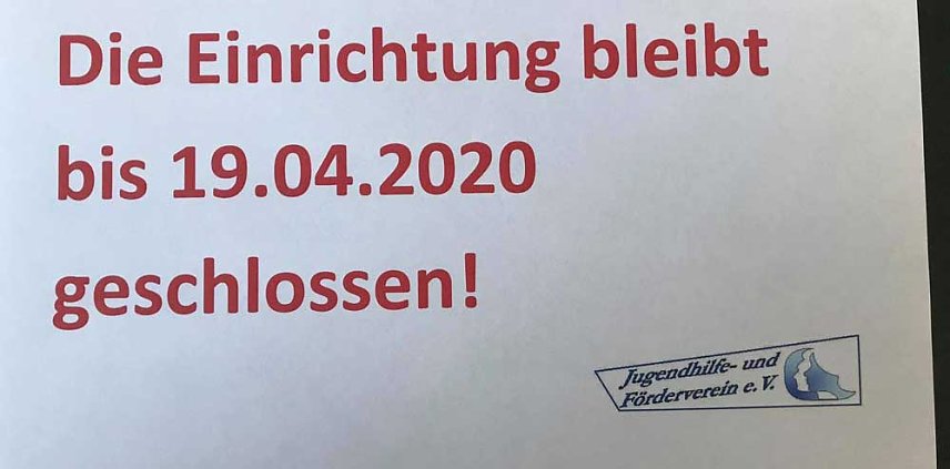 Bild: Weitere Schlie&szlig;ung von Einrichtungen