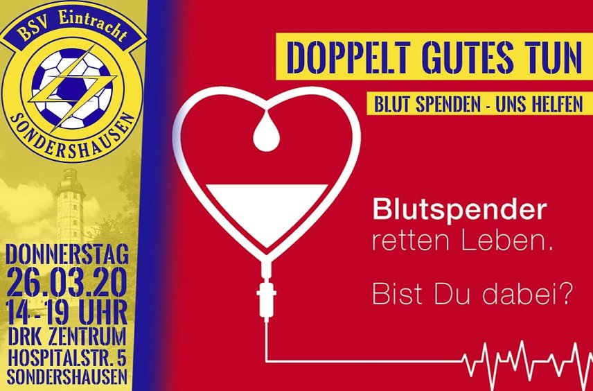 Bild: Am Donnerstag gleich doppelt helfen!