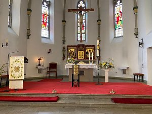 Bild: Ostergottesdienst Pfarrer Albrecht