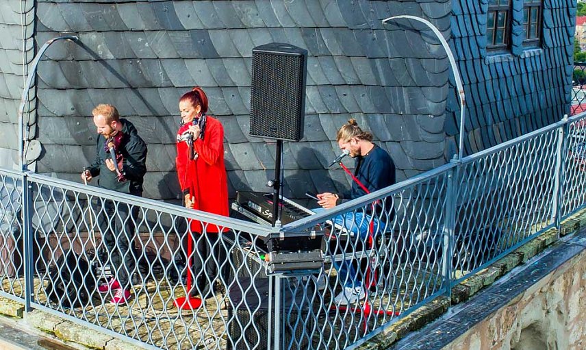 Bild: Sehr gelungenes Konzert vom Turm der Trinitatiskirche