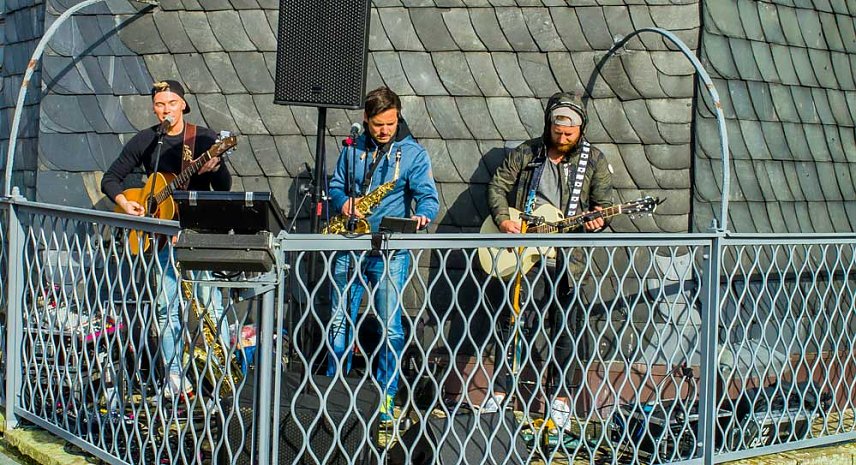 Bild: Sehr gelungenes Konzert vom Turm der Trinitatiskirche