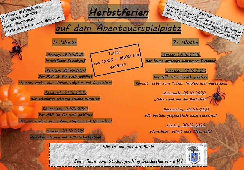 Bild: Herbstferienprogramm Sondershausen