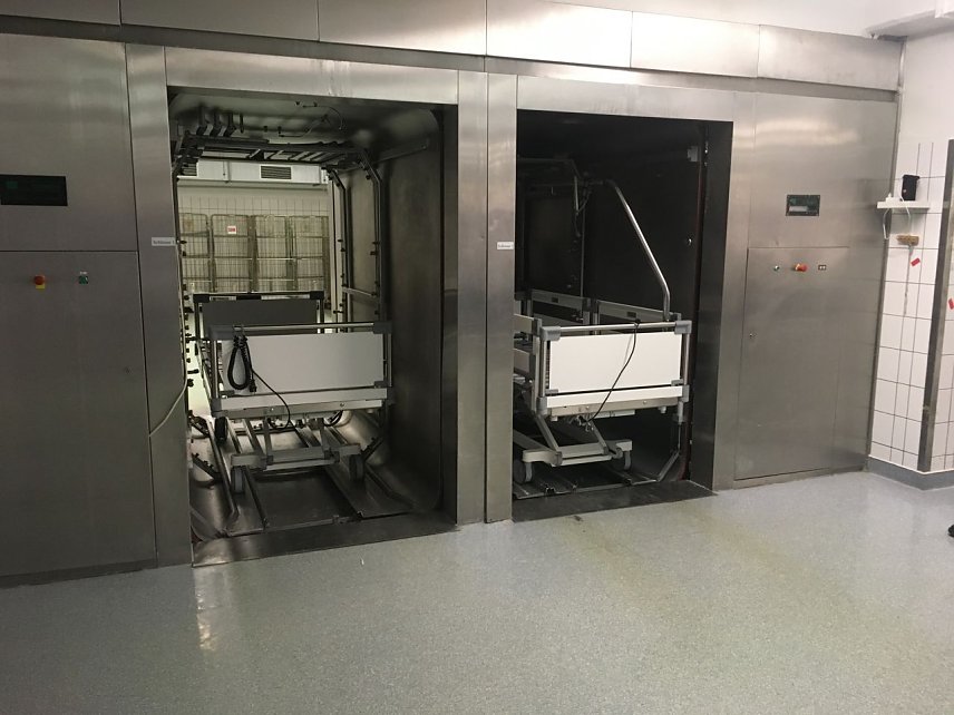 Bild: Bettenaufbereitung im S&uuml;dharz-Klinikum