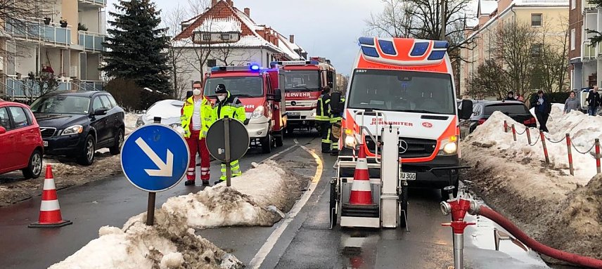 Bild: Bochumer Stra&szlig;e ist abgesperrt