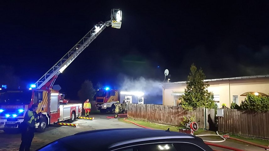 Bild: Wohnungsbrand hinter dem Hammer Markt