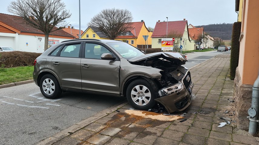 Bild: Unfall heute Nachmittag in Jecha