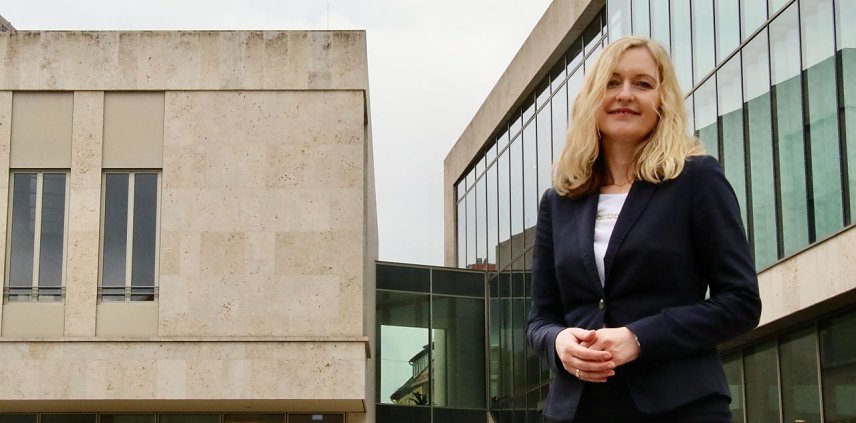 Bild: Die Landratskandidatin der CDU, Jeanette Goedecke