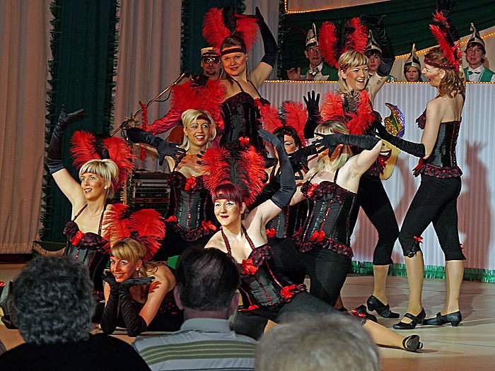 Bild: Rentnerfasching bei Gr&uuml;n-Wei&szlig;