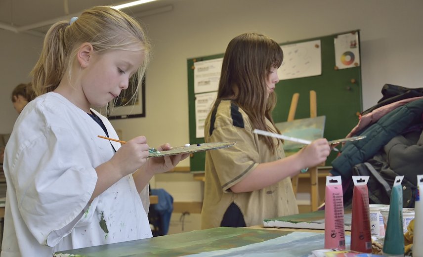 Bild: Kindermalkurs im Panorama Museum