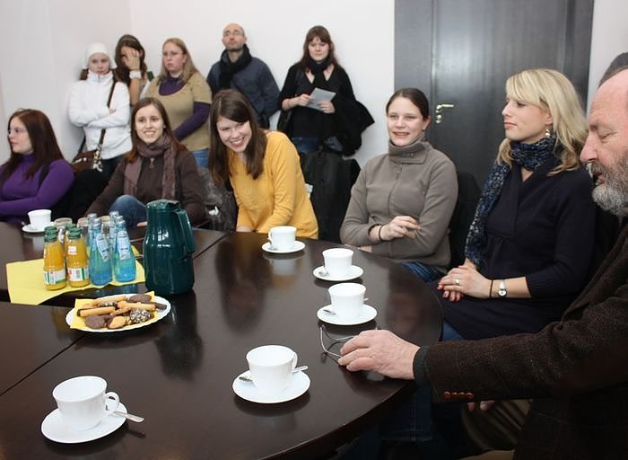 Bild: Im Rathaus empfangen