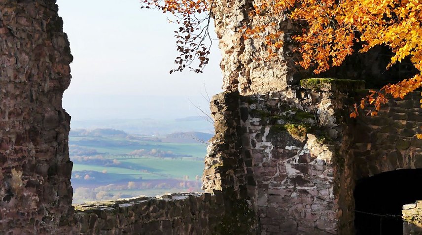 Bild: Blick von der Burgruine
