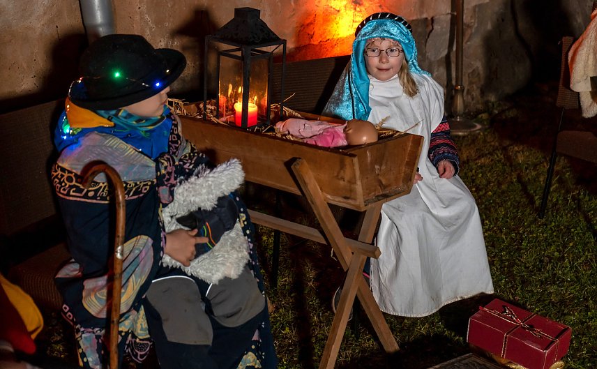 Bild: Krippenspiel in Herreden