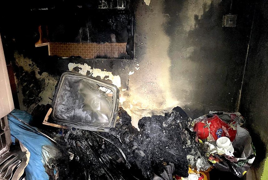 Bild: Brand am Silvesterabend in Ebeleben