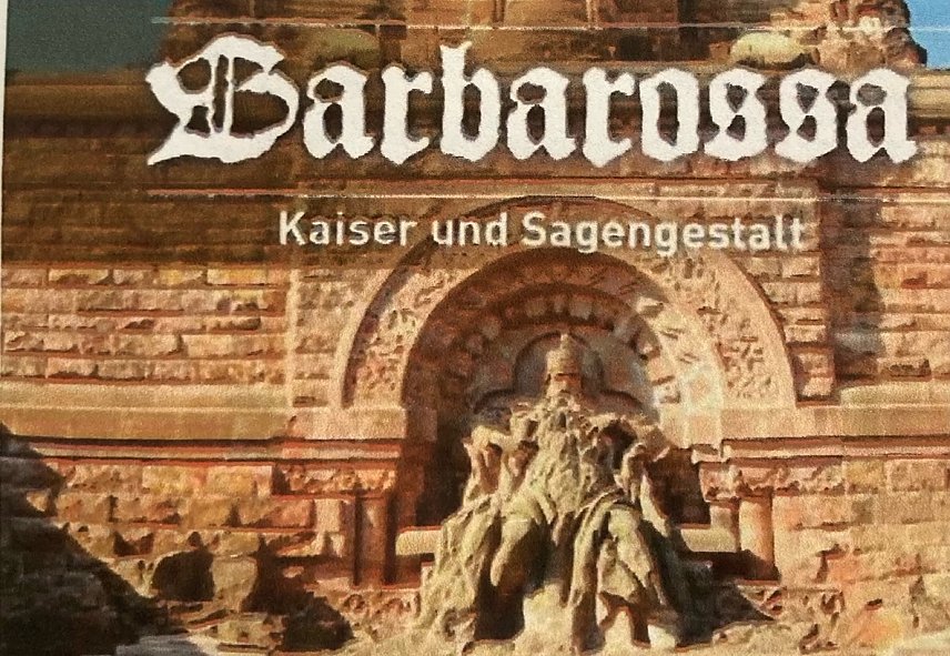 Bild: Barbarossadenkmal auf dem Kyfh&auml;user