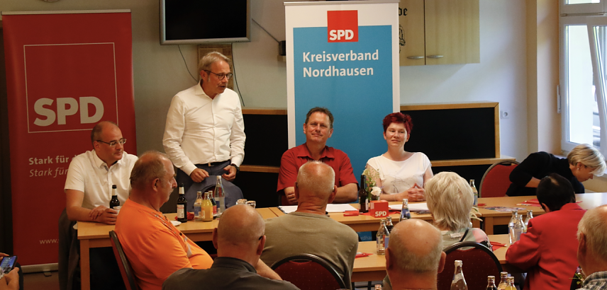 Bild: Im Begegnungszentrum in W&uuml;lfingerode gab sich die SPD gestern Abend k&auml;mpferisch