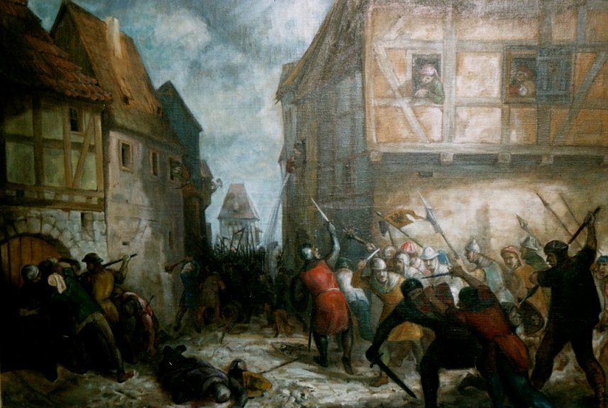 Bild: Das &Ouml;lgem&auml;lde h&auml;ngt wieder im Alten Rathaus