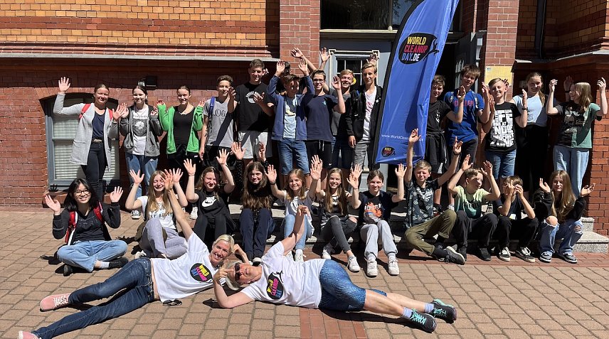 Bild: Clean up Day im Humboldt-Gymnasium
