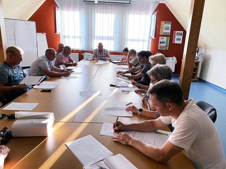 Bild: Planung des Ortsjubil&auml;ums