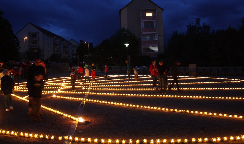 Bild: Wieder Lichterfest in Nordhausen. Dieses Jahr mit dem EVN-Fest verkn&uuml;pft