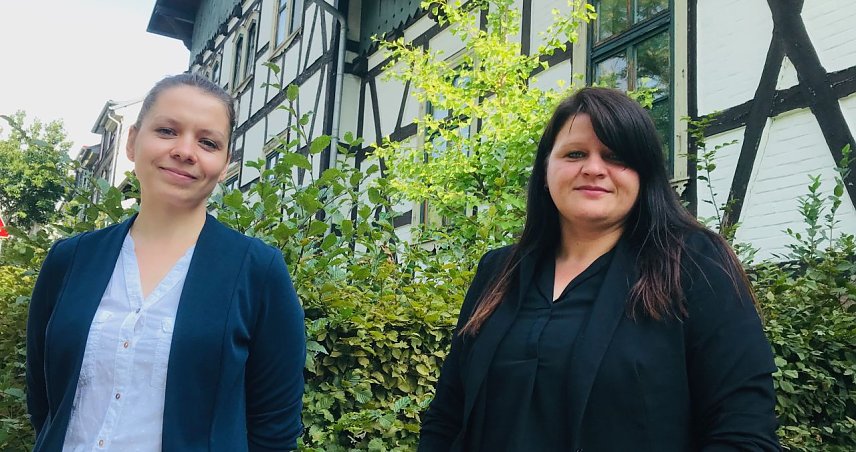 Bild: Sandra Ziegler-Koch und Anja Barth werden als Doppelspitze in der Gesch&auml;ftsf&uuml;hrung die Geschicke des Kreisjugendrings leiten