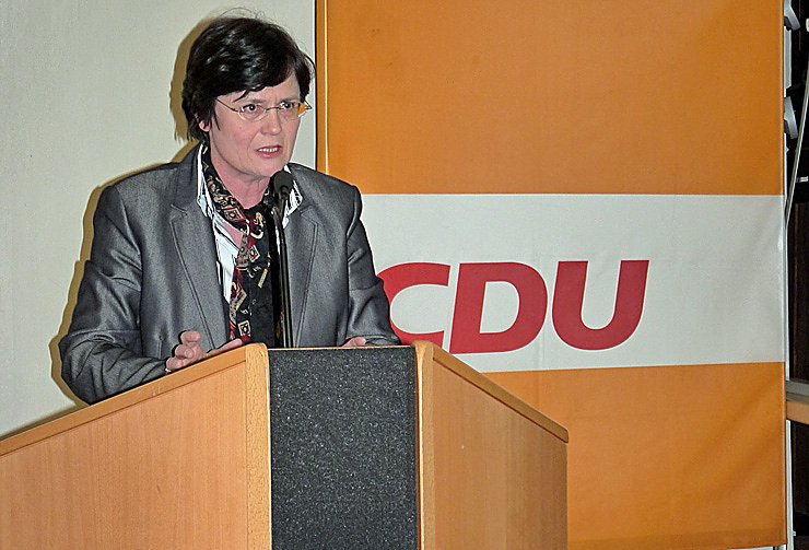 Bild: Christine Lieberknecht auf Kreisparteitag der CDU