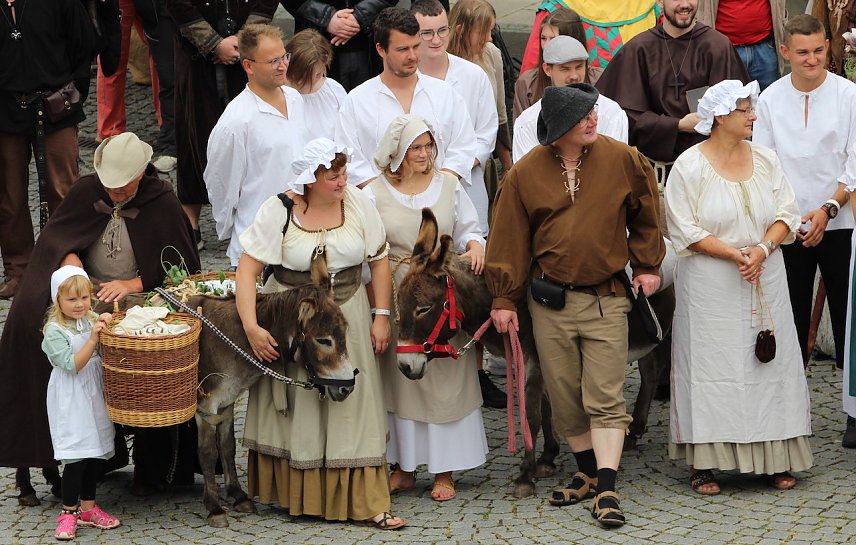 Bild: Das Mittelalterfest in Salzaha halten weder Ochs noch Esel auf