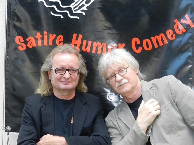 Bild: Pianist J&uuml;rgen Atze Adlung und Kabaretist Ulf Annel