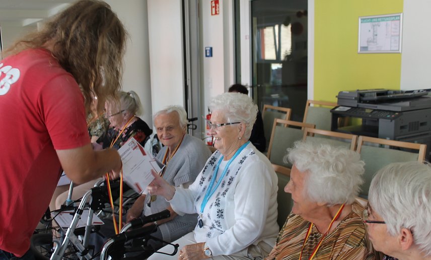 Bild: Sportfest im DRK-Pflegeheim am Marienweg
