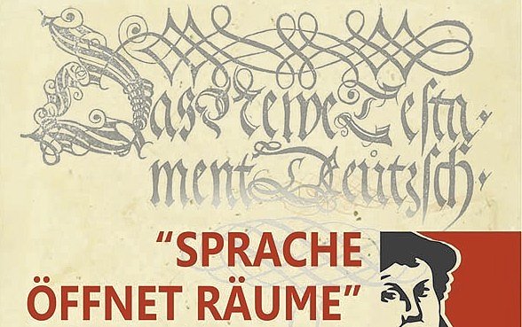 Bild: Plaktausschnitt zur Lutherausstellung