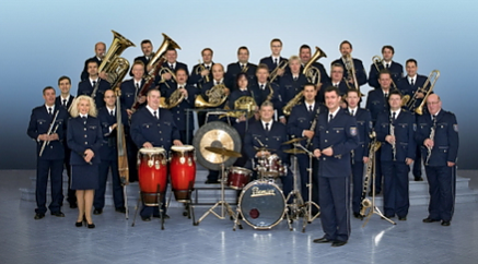 Bild: Das Th&uuml;ringer Polizeimusikkorps