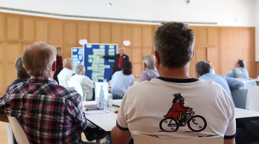 Bild: Foto aus dem Workshop: Anradeln