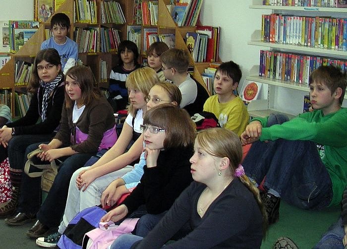Bild: In der Bibliothek