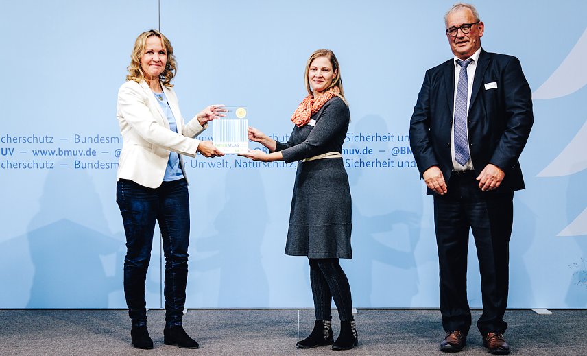 Bild: Auszeichnung im Bundesumweltministerium