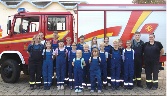 Bild: Die Jugendfeuerwehr von G&ouml;rsbach feierte 