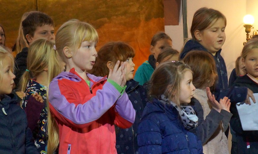 Bild: Probenarbeiten zum Kinder-Musical in Ilfeld