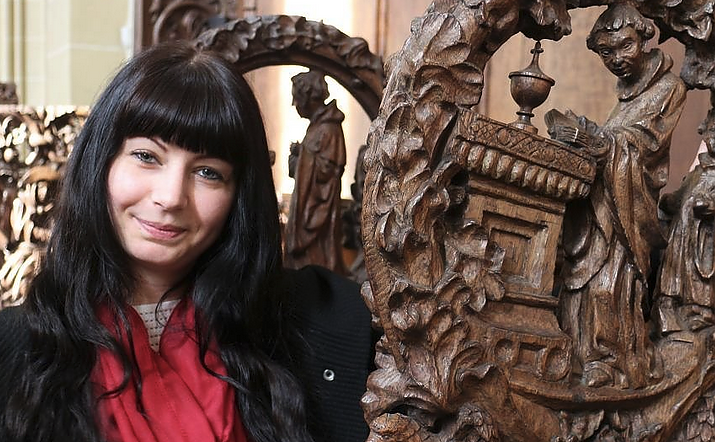 Bild: Kunsthistorikerin Jessica M&uuml;ller referiert am Abend zur Kunstgeschichte der Stadt Nordhausen