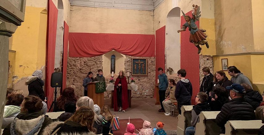 Bild: Martiniauff&uuml;hrung in der Kleinbodunger Kirche