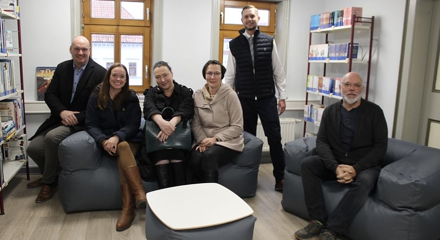 Bild: Er&ouml;ffung der neuen Bibliothek Johann Karl Wezel in Sondershausen